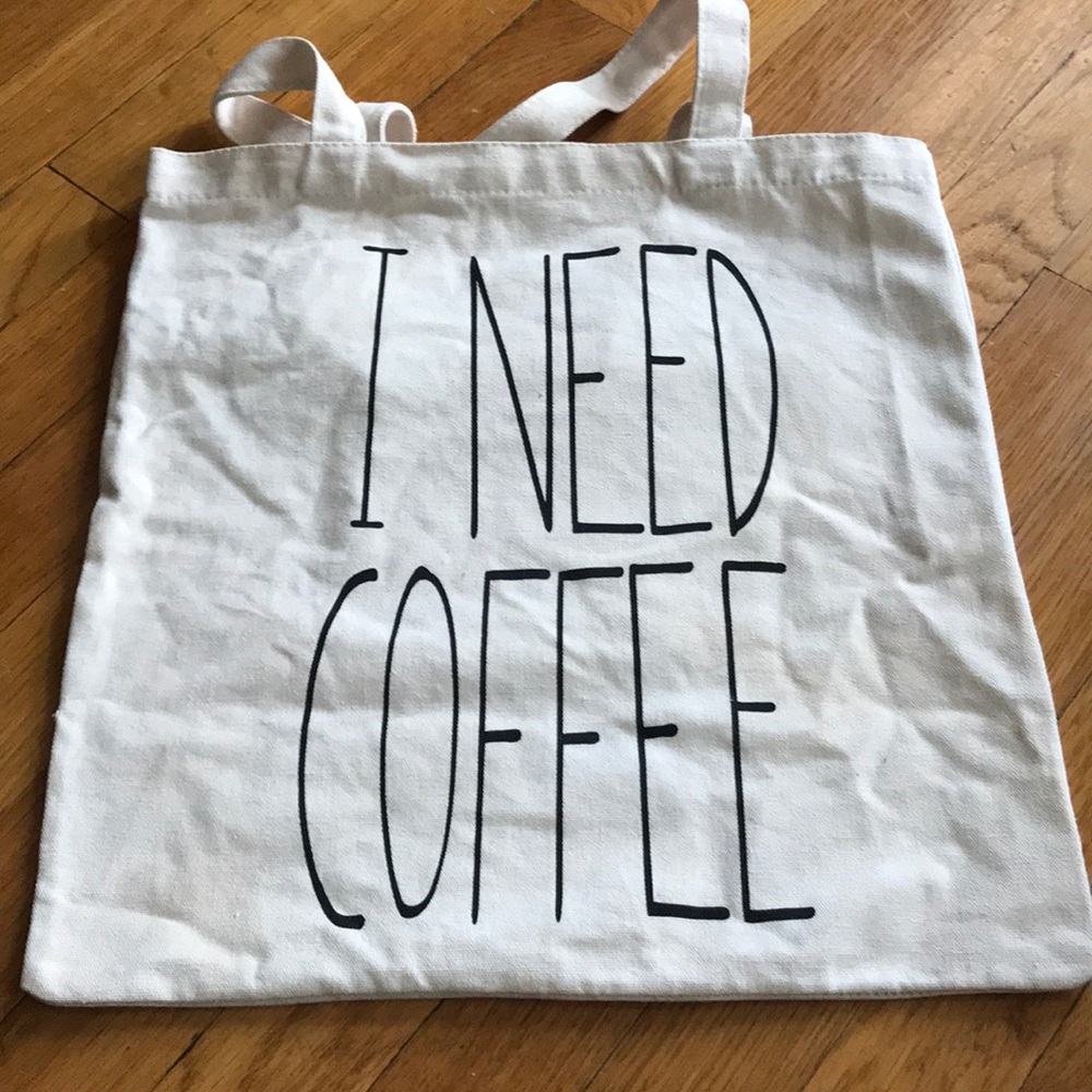 I need coffee canvas tote nwot